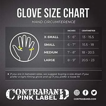 Contraband Pink Label 5137 Women's Padded Weight Lifting and Rowing Gloves w/Grip-Lock Padding (Pair...