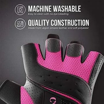 Contraband Pink 5137 Women's Padded Workout Gloves