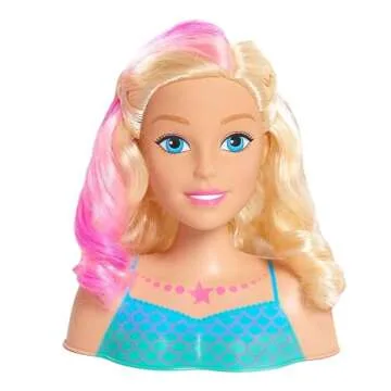 Barbie Dreamtopia Mermaid Styling Head - 22 Pieces of Creative Fun for Kids by Just Play