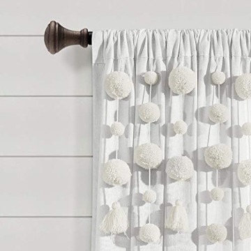 Boho Pom Pom Tassel Linen Curtain Stylish Functional