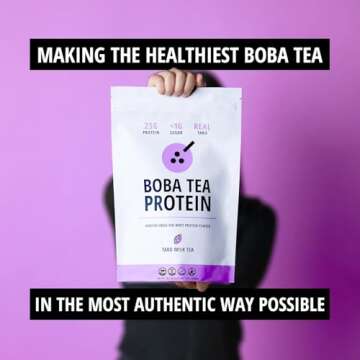 Healthy Boba Tea Protein Taro Milk | 25g Grass-Fed Protein