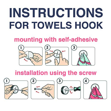 Buy Eiqer Kitchen Towel Holder Easy Adhesive Install