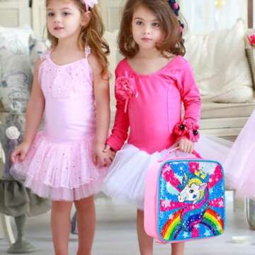 AGSDON Unicorn Backpack Set for Girls - 3PCS Stylish Kit