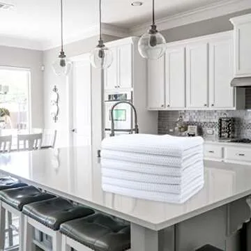 ProHomTex Absorbent Microfiber Kitchen Towels Set of 6