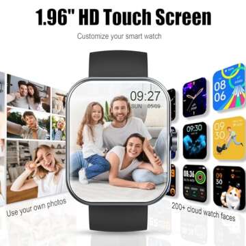 Stylish Smart Watch with Health Tracking for Men Women