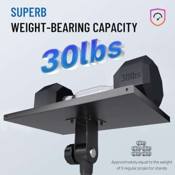 CAHAYA Adjustable Tripod Projector Stand 29-65in