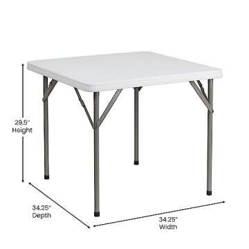 Flash Furniture Elon Folding Event Table - Portable and Durable
