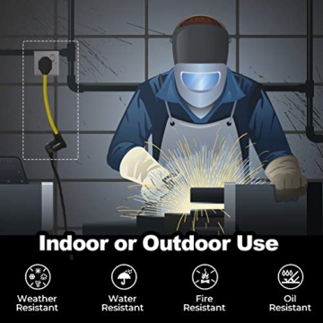 HZXVOGEN Heavy Duty Extension Cord Adapter 10-30P to 6-50R