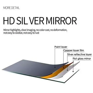 NeuType 43" x 16" Over The Door Mirror Full Length Mirror for Door Hanging Door Mirror Dressing Mirror Body Mirrors for Bathroom, Bedroom, Living Room Polystyrene Frame (Black)