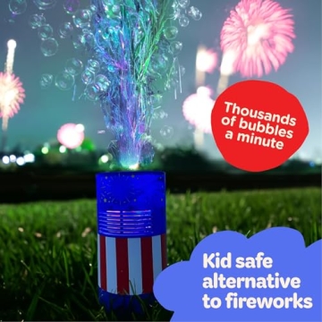 Move2Play USA Themed Bubble Blower for Celebrations and Fun