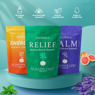 JoJowell 18 Pack Aromatherapy Shower Steamers