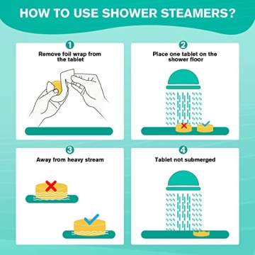 JoJowell 18 Pack Aromatherapy Shower Steamers