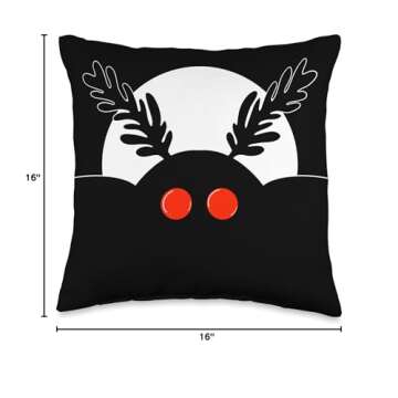 Mothman Cute Cryptid Throw Pillow for Fans