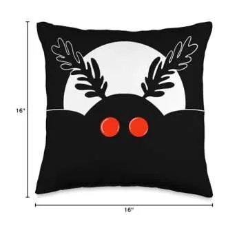 Mothman Cute Cryptid Throw Pillow for Fans