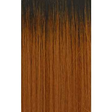 Sensationnel Instant weave half wig - 3 synthetic blendwig adjustable drawstring for seamless hair blending (T2/COPPER)