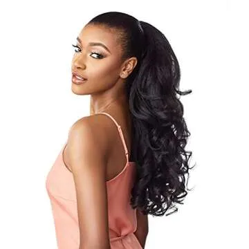 Sensationnel Instant weave half wig - 3 synthetic blendwig adjustable drawstring for seamless hair blending (T2/COPPER)