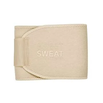 Sweet Sweat Toned Waist Trimmer for Women and Men | Premium Waist Trainer Belt to 'Tone' Your Stomach Area (Quartz, Small)