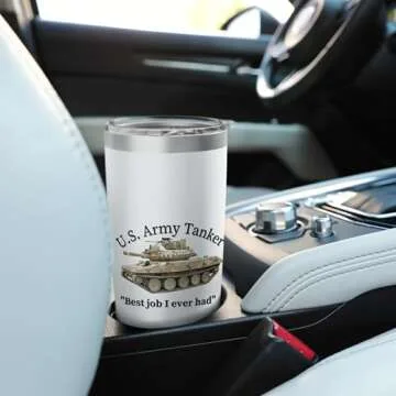 U.S. Army Tanker Insulated Tumbler for Veterans