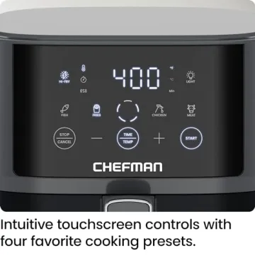 Chefman Air Fryer - Hi-Fry Technology & 4 Presets