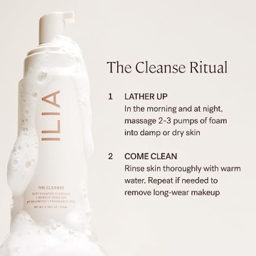 ILIA Daily Foaming Cleanser - Gentle & Effective Makeup Remover