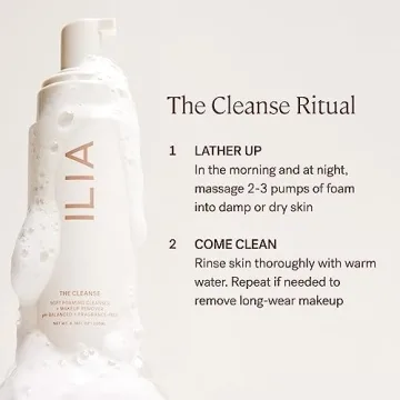 ILIA Daily Foaming Cleanser - Gentle & Effective Makeup Remover