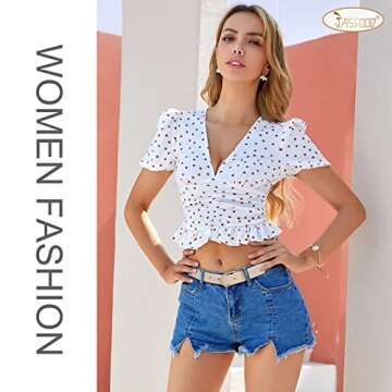 JASGOOD Women’s Leather Belts for Jeans Pants Fashion Ladies Belt with Gold Buckle