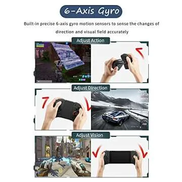 binbok Joypad for Switch - Wireless LED Controller