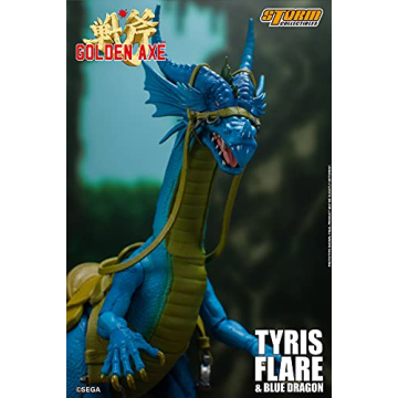 Tyris Flare & Blue Dragon Action Figure | Golden Axe Collectible