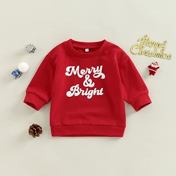 Infant Boy Girl Crewneck Sweater Merry&Bright 0-6M