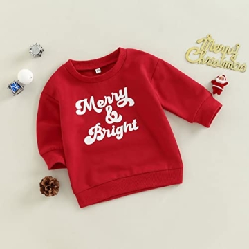 Infant Boy Girl Crewneck Sweater Merry&Bright 0-6M
