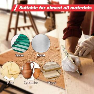 Carpenter Pencils Set: Mechanical & Marker Tools