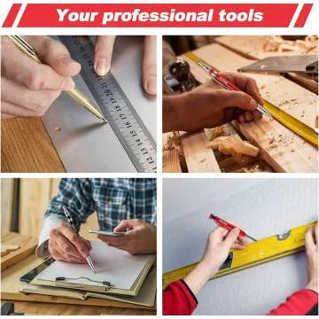 Carpenter Pencils Set: Mechanical & Marker Tools