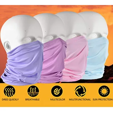 Leamekor UV Face Cover Neck Gaiter - Ideal for Summer Activities