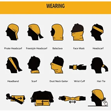 Leamekor UV Face Cover Neck Gaiter - Ideal for Summer Activities