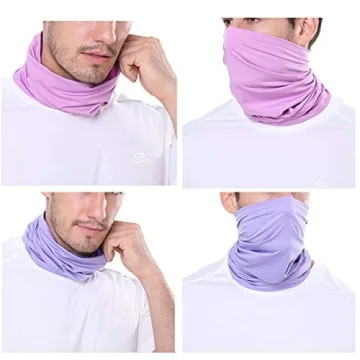 Leamekor UV Face Cover Neck Gaiter - Ideal for Summer Activities