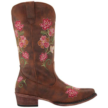 Stylish Roper Women’s Riley Floral Boots for Comfort