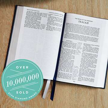 KJV Holy Bible: Giant Print with 53,000 Cross References, Deluxe Black Leathersoft, Red Letter, Comf...