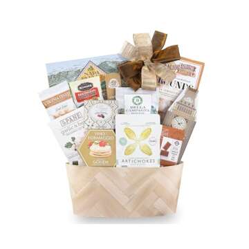 Wine Country Sympathy Gift Basket for Thoughtful Gifting