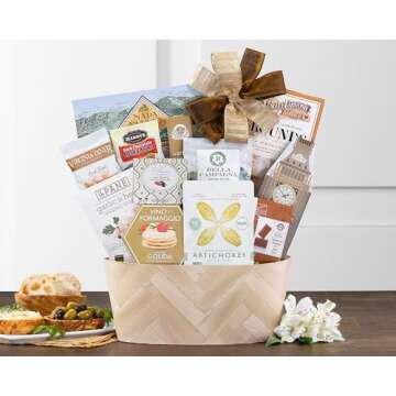 Wine Country Sympathy Gift Basket for Thoughtful Gifting
