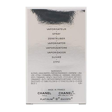 Egoiste Platinum by Chanel Men’s Eau De Toilette Spray 1.7 oz