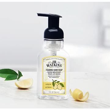 J.R. Watkins Natural Foaming Hand Soap - Refreshing Lemon Scent