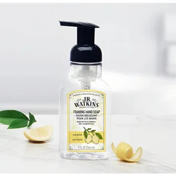 J.R. Watkins Natural Foaming Hand Soap - Refreshing Lemon Scent