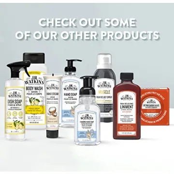 J.R. Watkins Natural Foaming Hand Soap - Refreshing Lemon Scent