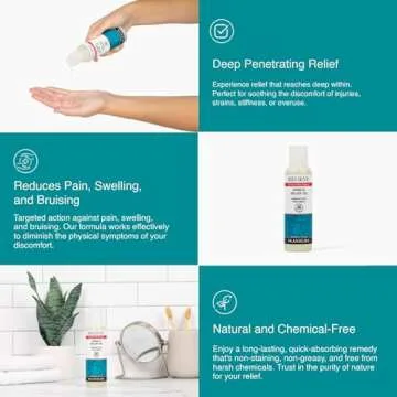 Plantlife Arnica Relief Oil - Natural Pain Relief with Pure Essential Oils