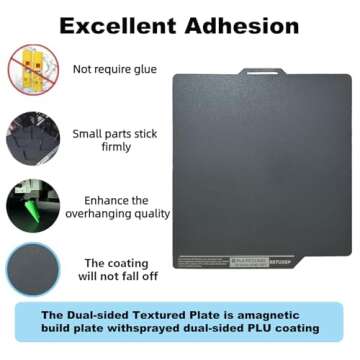 RETUXEP PLU Build Plate for Bambu Lab 3D Printers