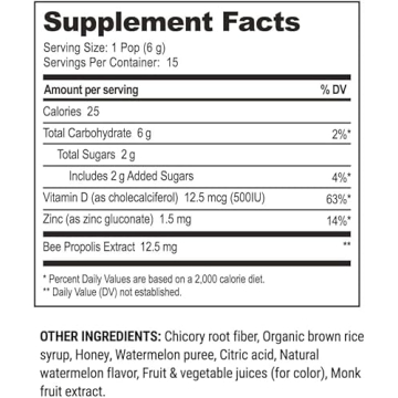 Natural Immune Support Lollipops for Kids 4 and Up