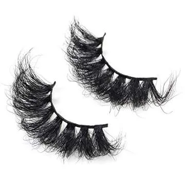 Lethot 25mm Mink Lashes Fluffy & High Volume Eyelashes