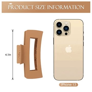 Mandydov Stylish Large Hair Claw Clips for Women