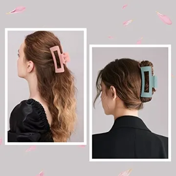 Mandydov Stylish Large Hair Claw Clips for Women