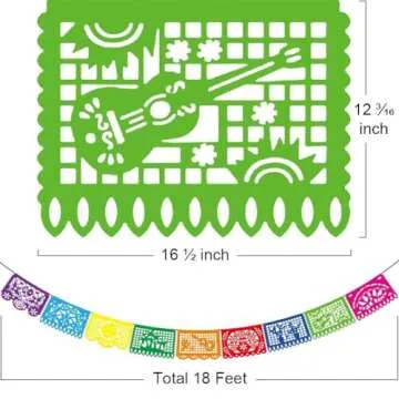 Colorful 5 PCS Mexican Party Banners - Vibrant Fiesta Decorations for Every Occasion!
